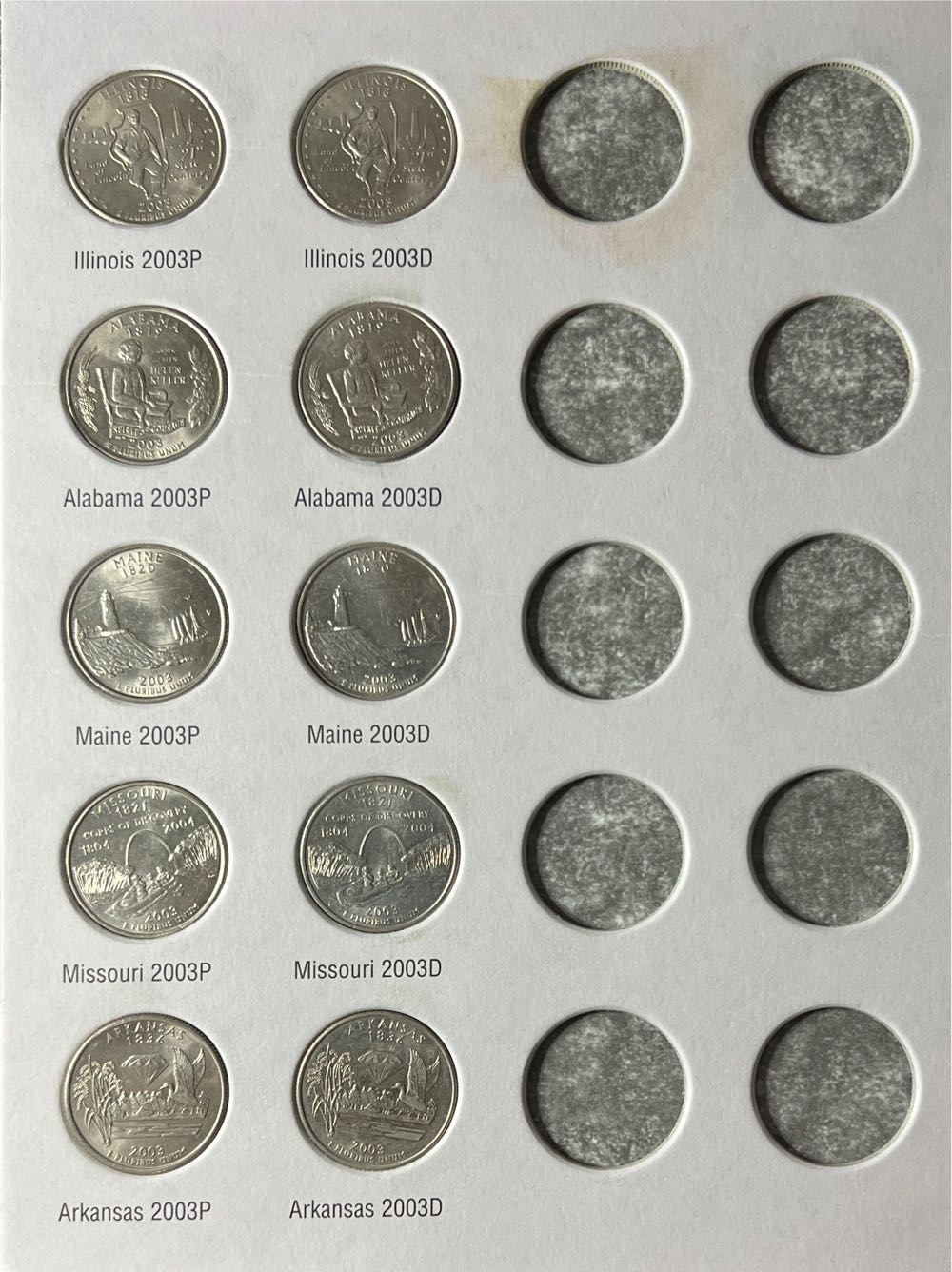 Washington Quarters: State Collection 2003  coin collectible [Barcode 028074088335] - Main Image 4