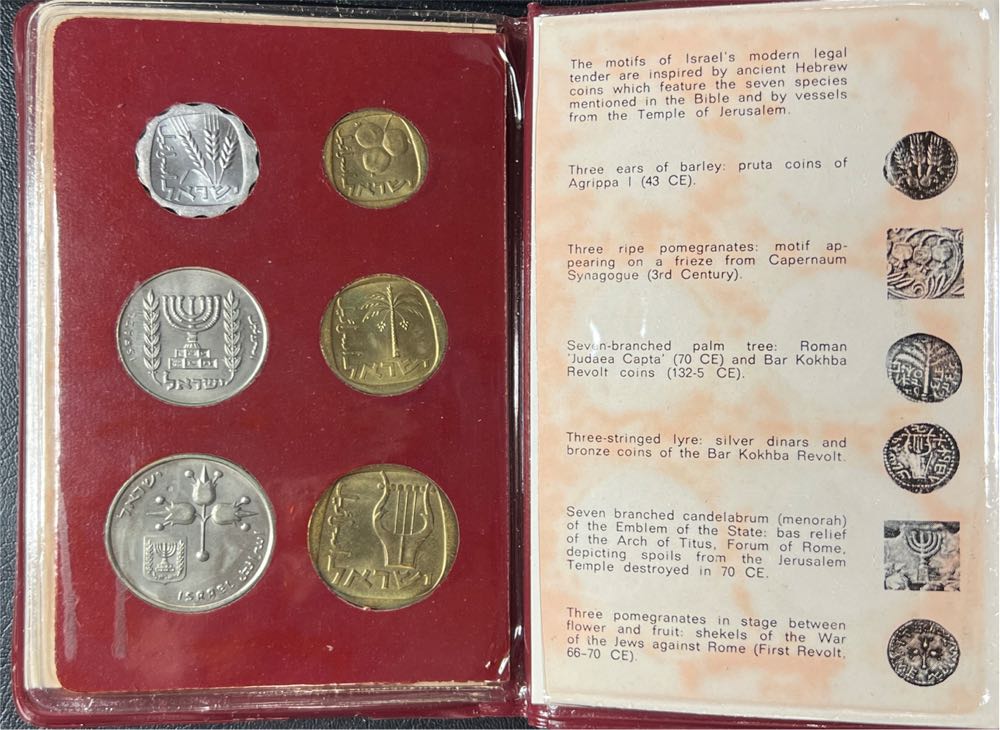 1970 Coins of Israel  coin collectible - Main Image 3