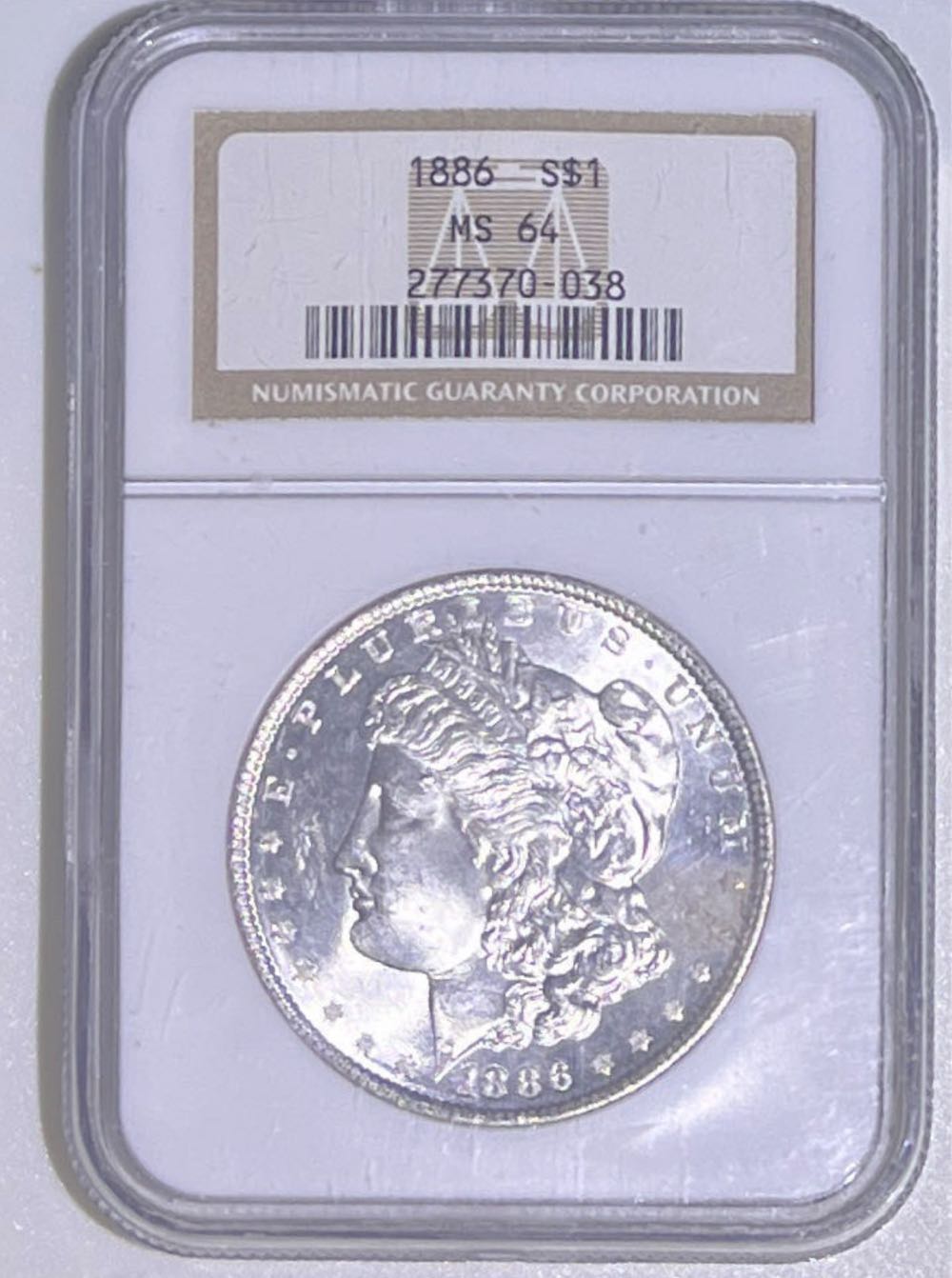 Morgan Dollar 1886 Silver  coin collectible - Main Image 2