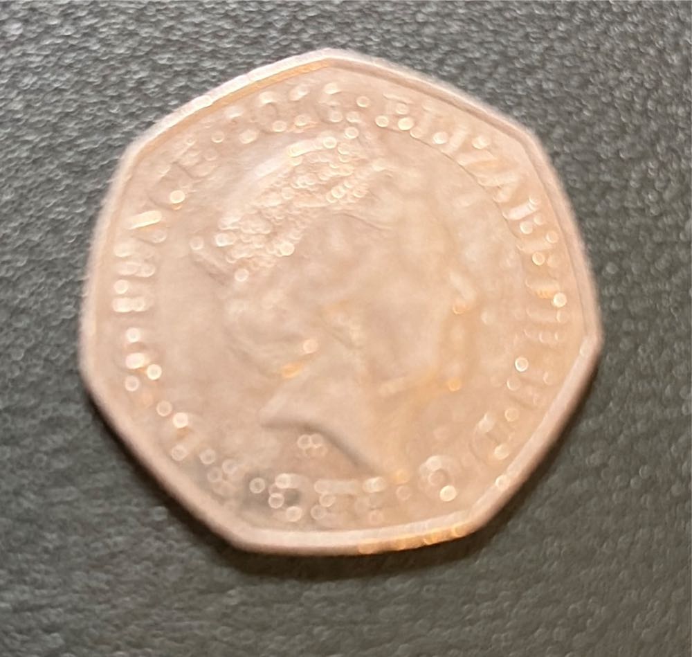 2016 50p Diving  coin collectible - Main Image 2