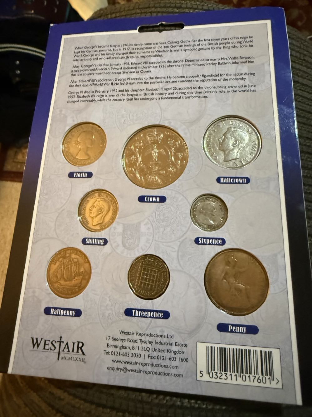 Royal Windsor Collection Original British Coins  coin collectible - Main Image 2