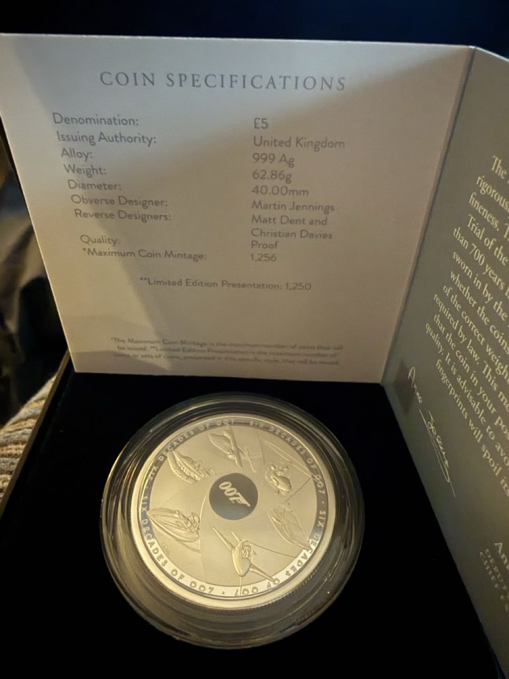 Six Decades of 007 Coin  coin collectible - Main Image 2