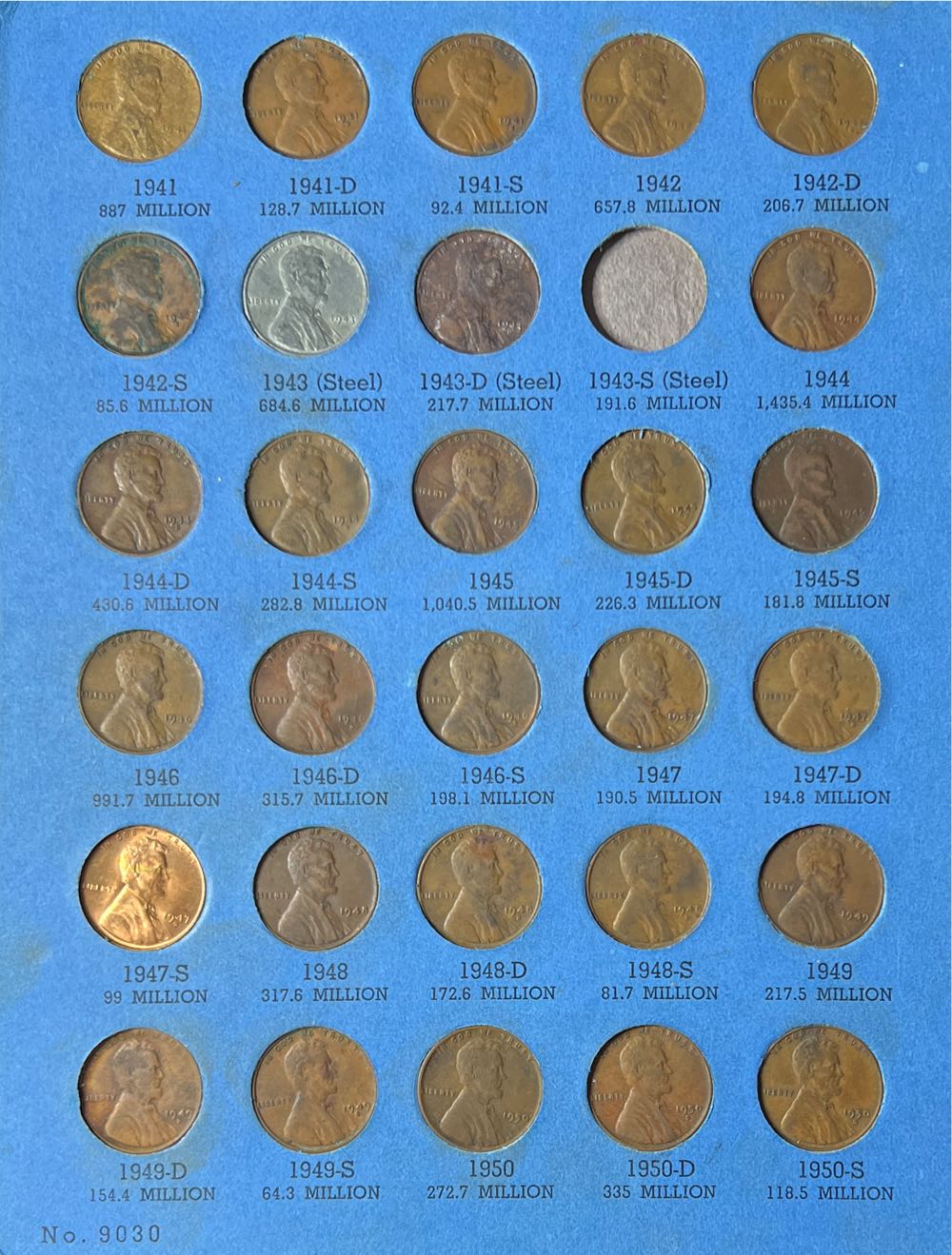 Lincoln Cent Collection Starting 1941 Number Two  coin collectible - Main Image 2