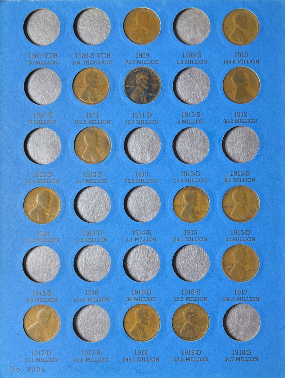 Lincoln Cent Collection 1909 to 1940 Number One  coin collectible - Main Image 2