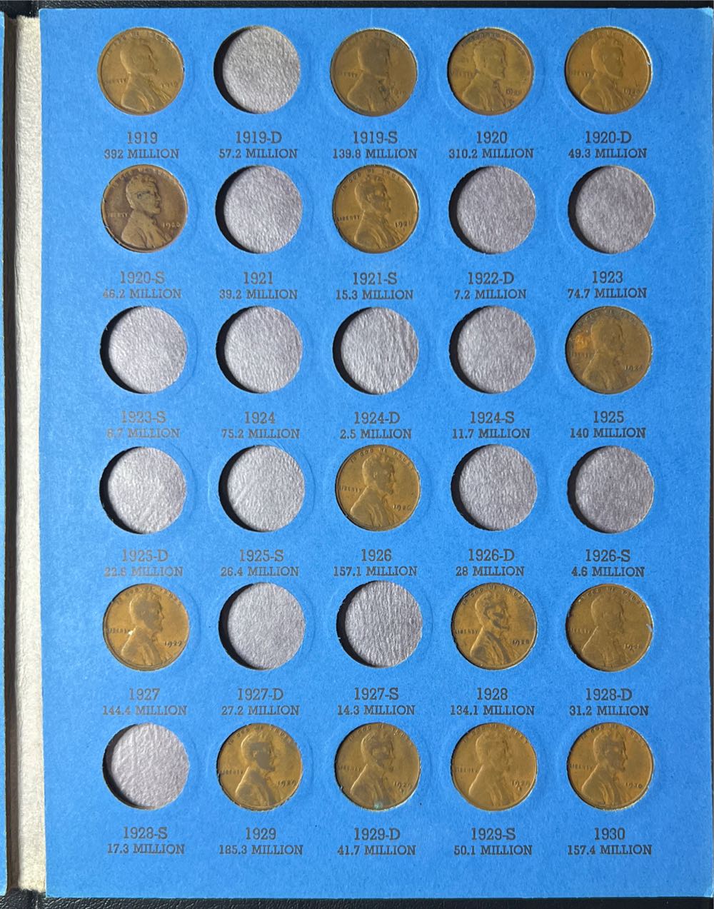 Lincoln Cent Collection 1909 to 1940 Number One  coin collectible - Main Image 3