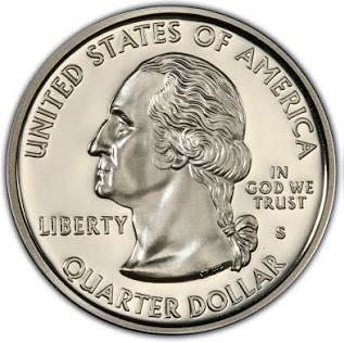 2007 P GEORGE WASHINGTON DOLLAR ANACS MS64