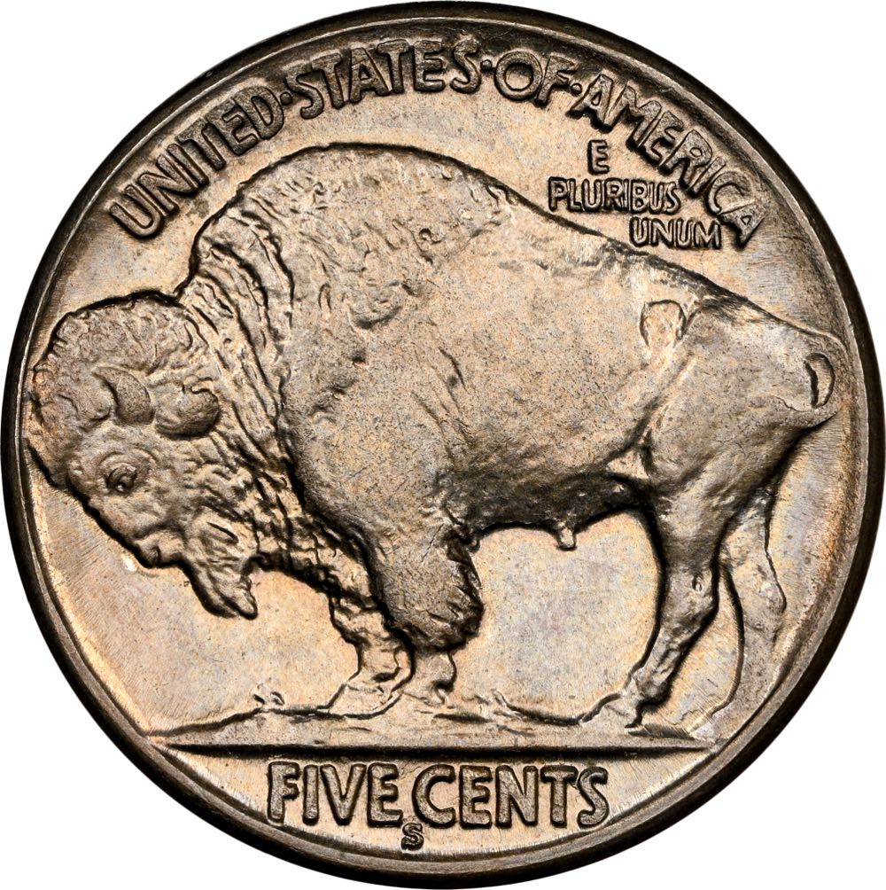 Buffalo Nickel 1936-S  coin collectible - Main Image 2