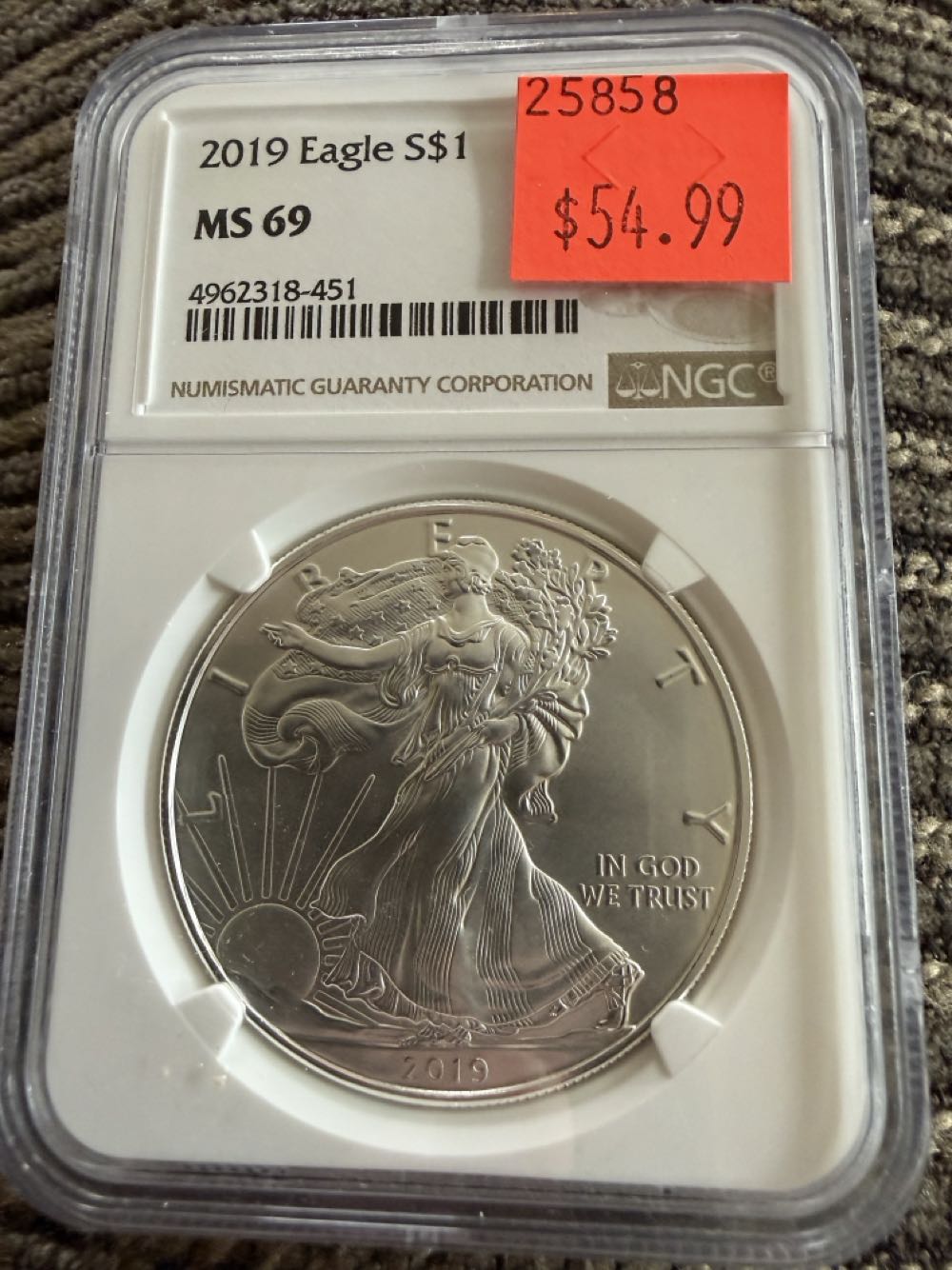 Morgan Silver Dollar 1886