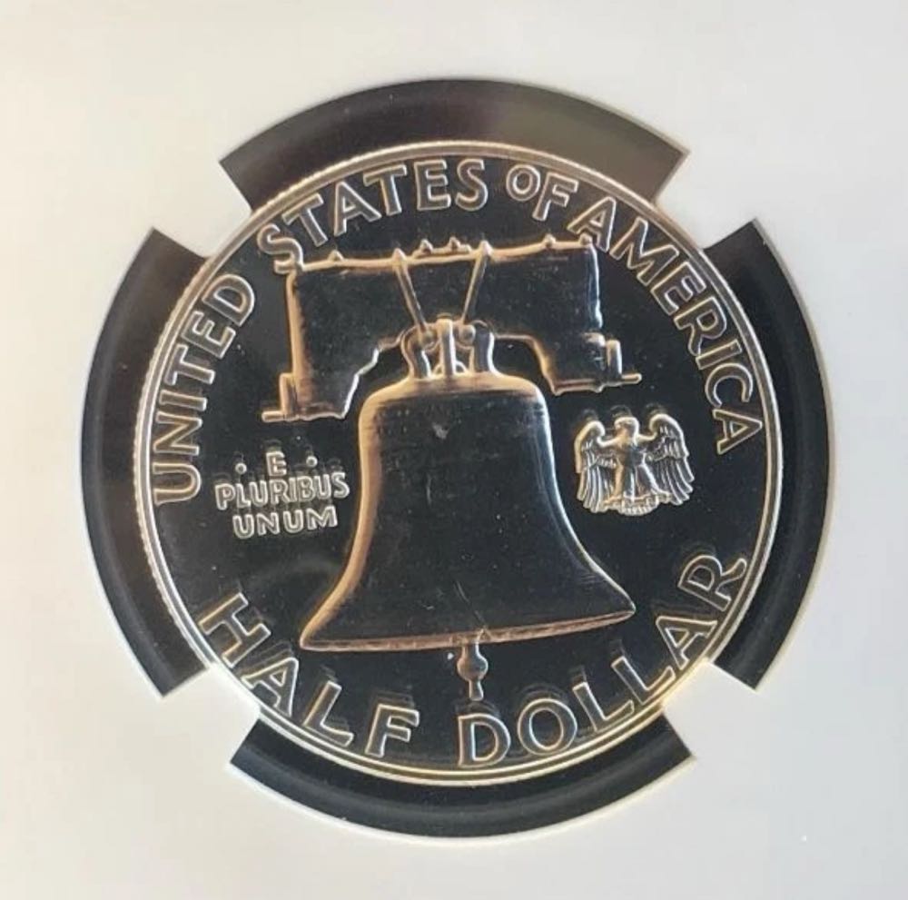 Franklin Half Dollar 1963 Proof Silver  coin collectible - Main Image 3