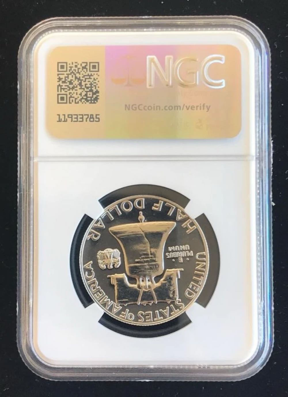 Franklin Half Dollar 1963 Proof Silver  coin collectible - Main Image 4