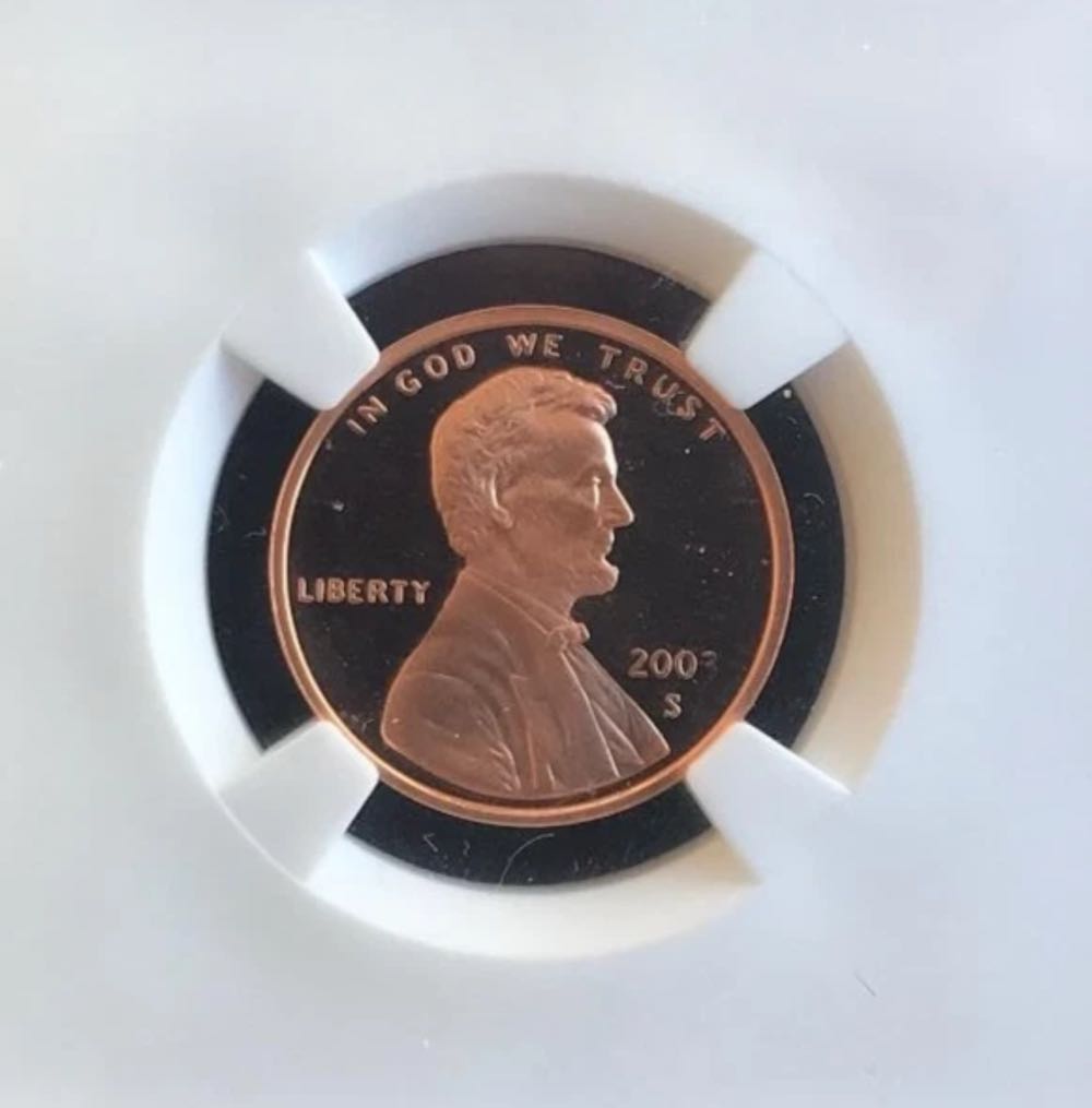 Lincoln Penny 2003-S Proof  coin collectible - Main Image 2