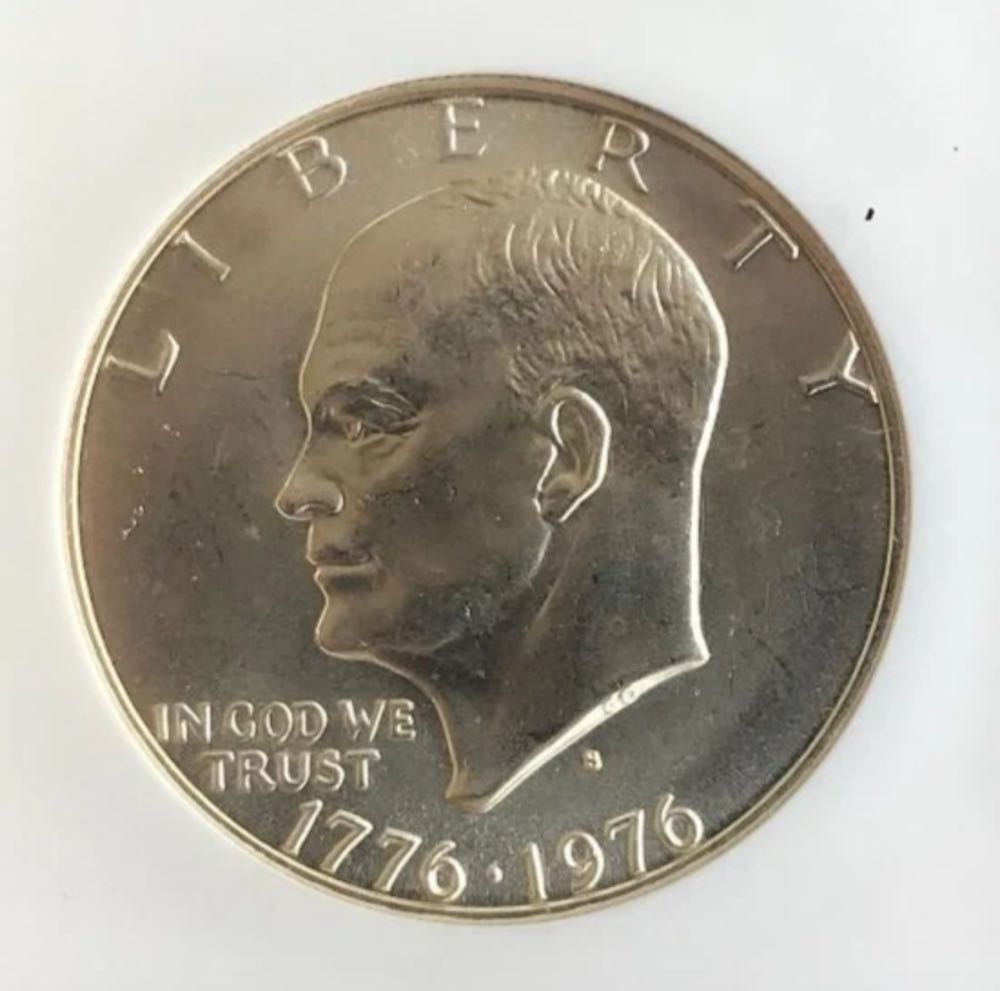 Eisenhower Dollar 1976-S Silver  coin collectible - Main Image 2