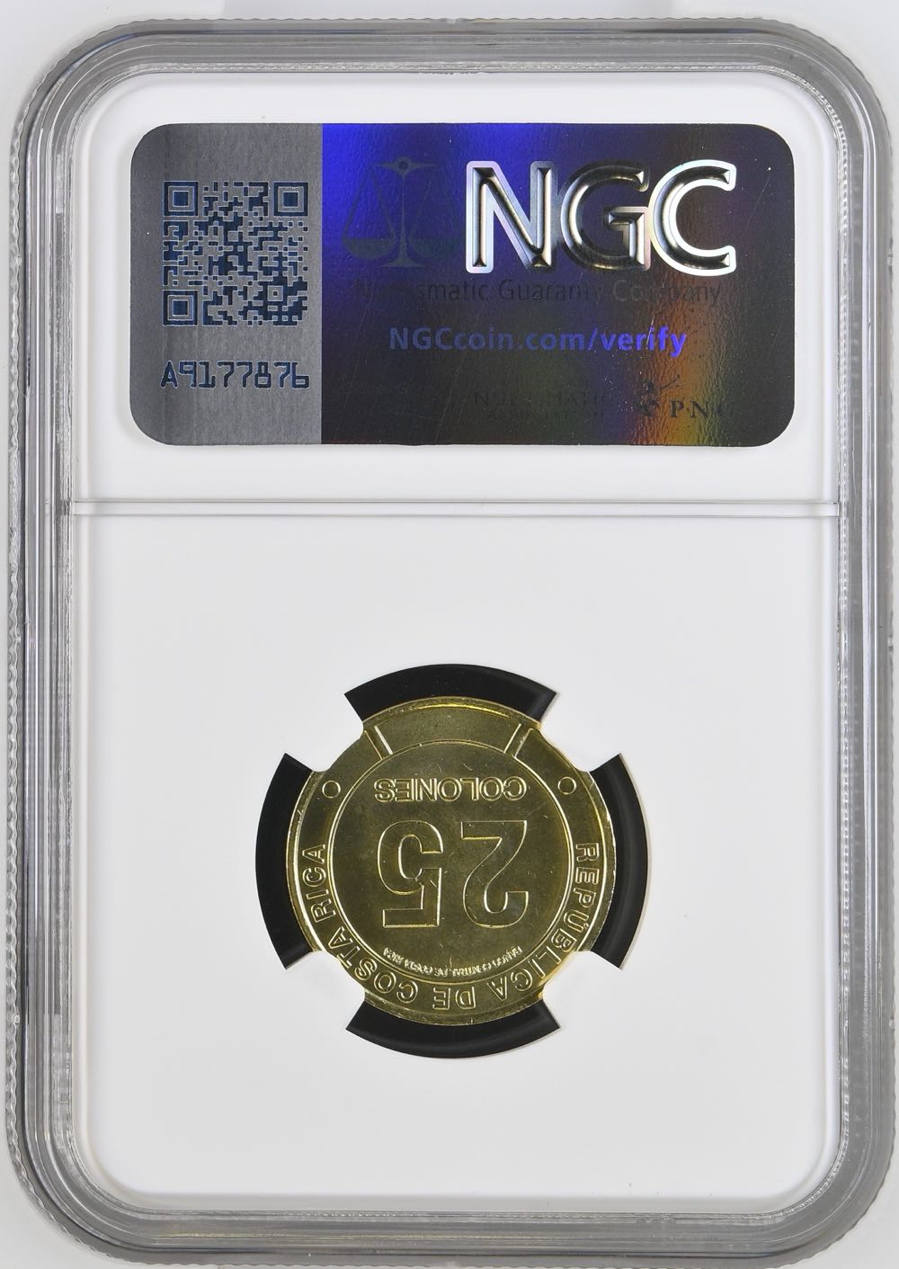 Emblematic Province Sites 2023 Costa Rica 25COL Limon - Playa Manzanillo Early Releases  coin collectible - Main Image 2