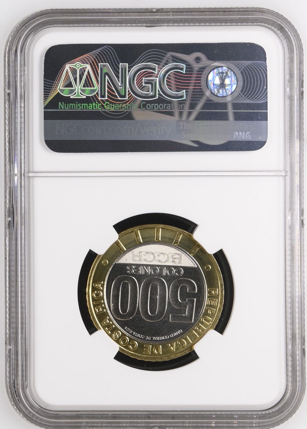 2021(2025) Costa Rica 500C Freedom, Peace, Democracy First Releases  coin collectible - Main Image 2