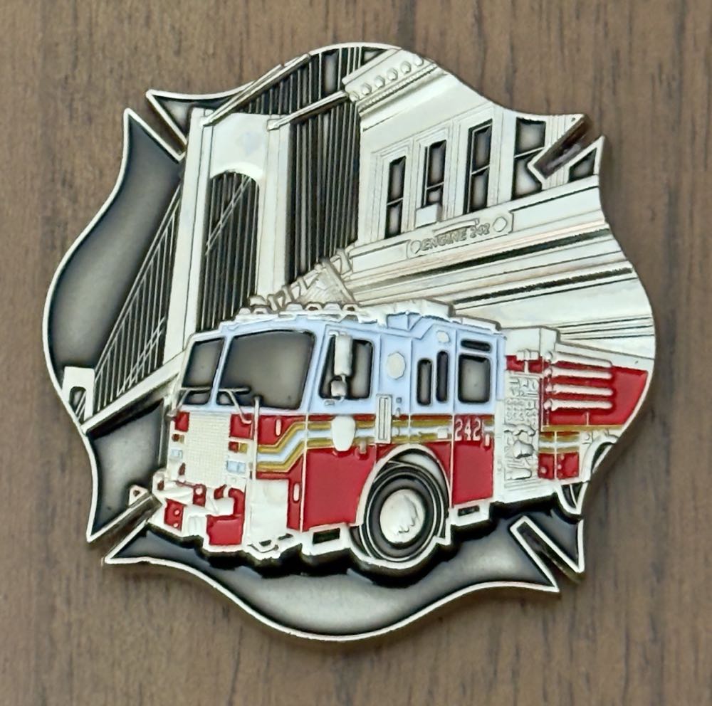 FDNY E242  coin collectible - Main Image 2