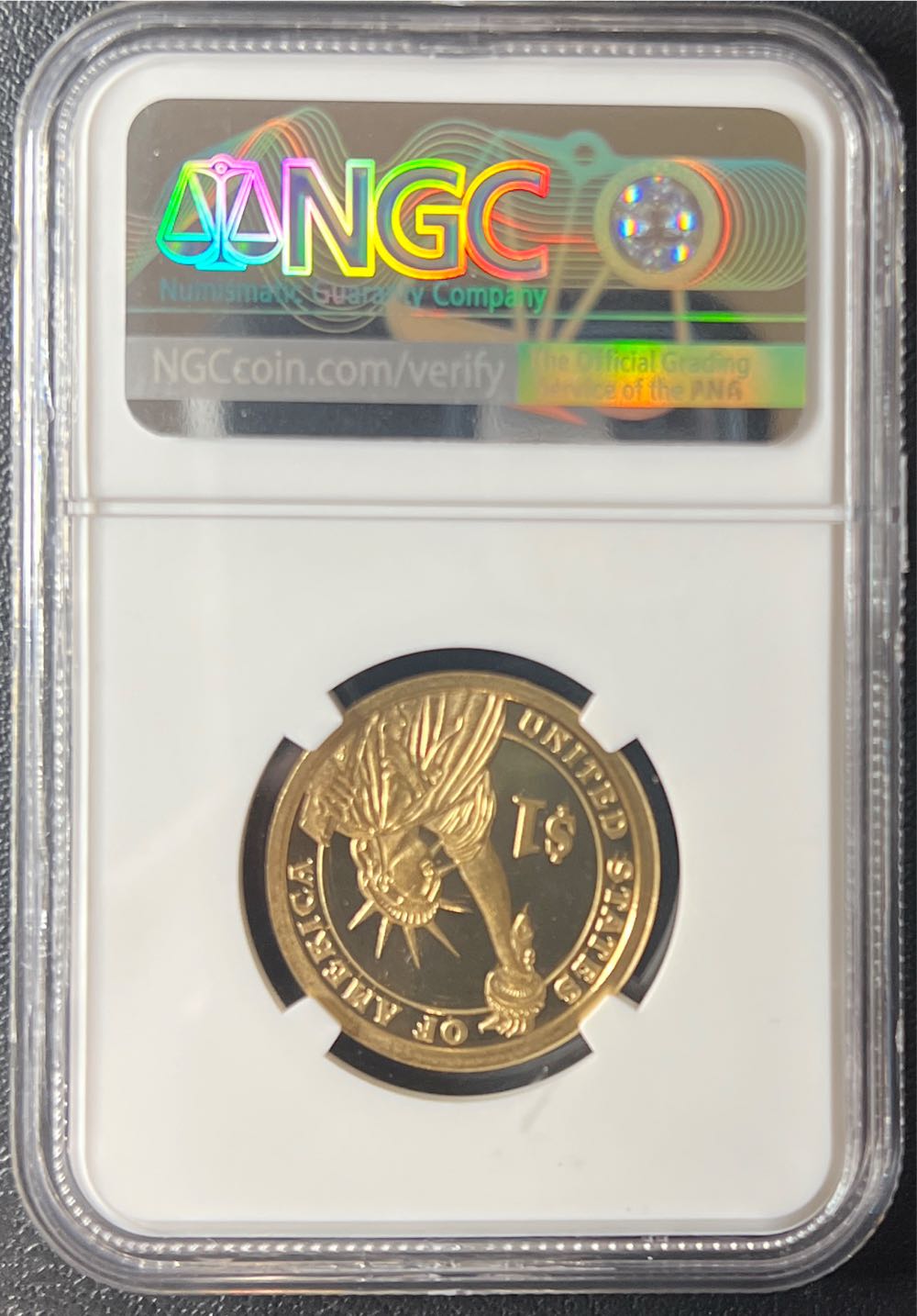 2009 S ZACHARY TAYLOR PRESIDENTIAL DOLLAR $1 NGC GEM PROOF  coin collectible - Main Image 2