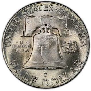 Franklin Half Dollar 1963 Silver  coin collectible - Main Image 2