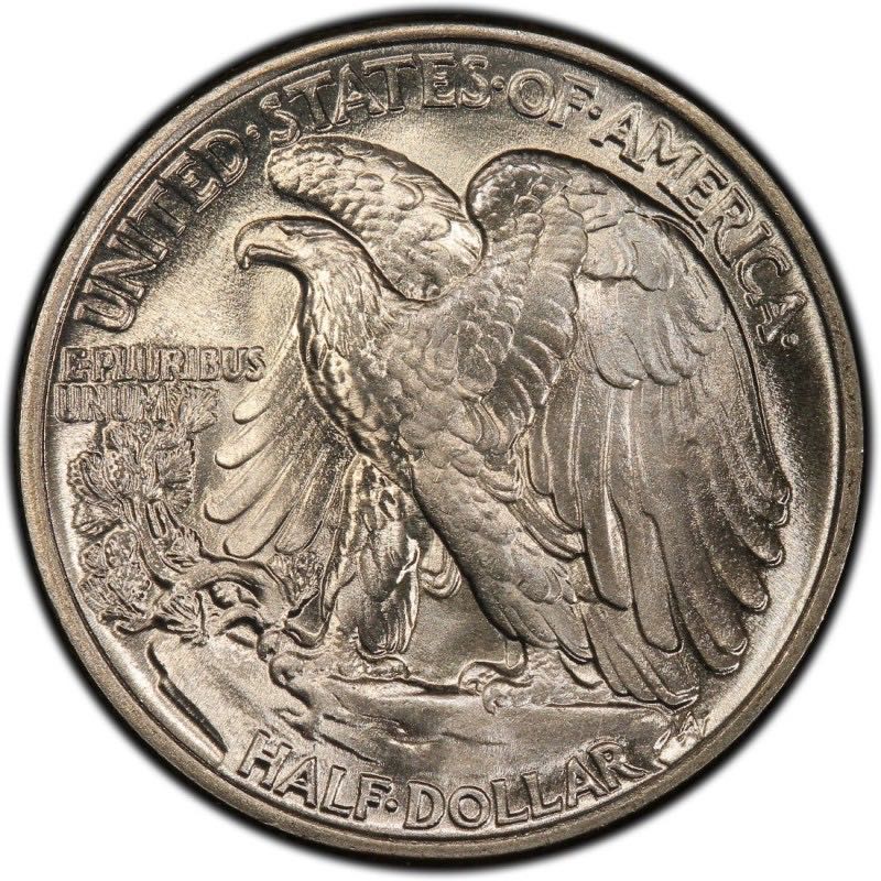 Walking Liberty Half Dollar 1942 Silver  coin collectible - Main Image 2