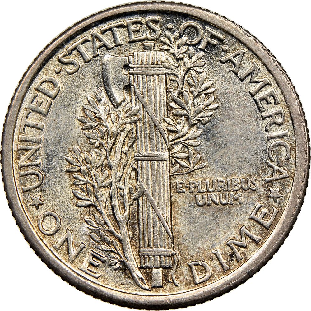 Mercury Dime 1916 Silver  coin collectible - Main Image 2