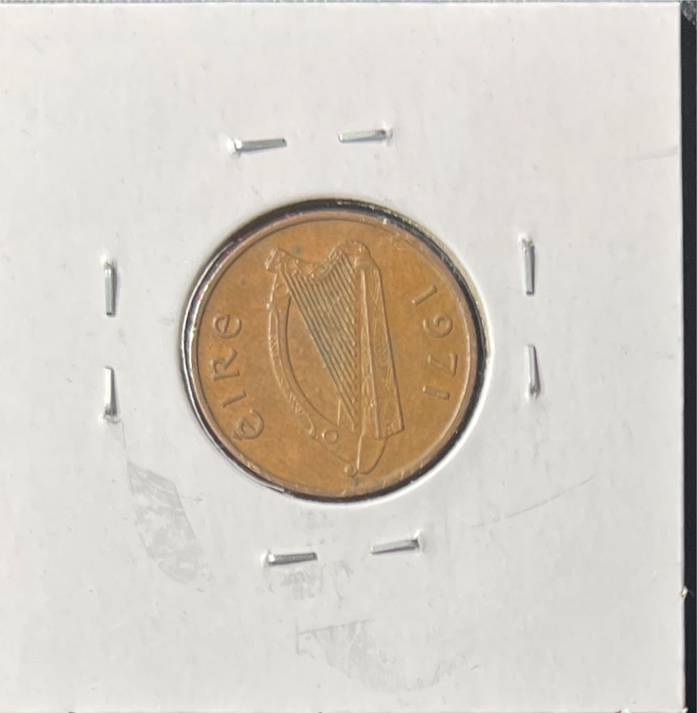 1971 Ireland 1 Penny  coin collectible - Main Image 2