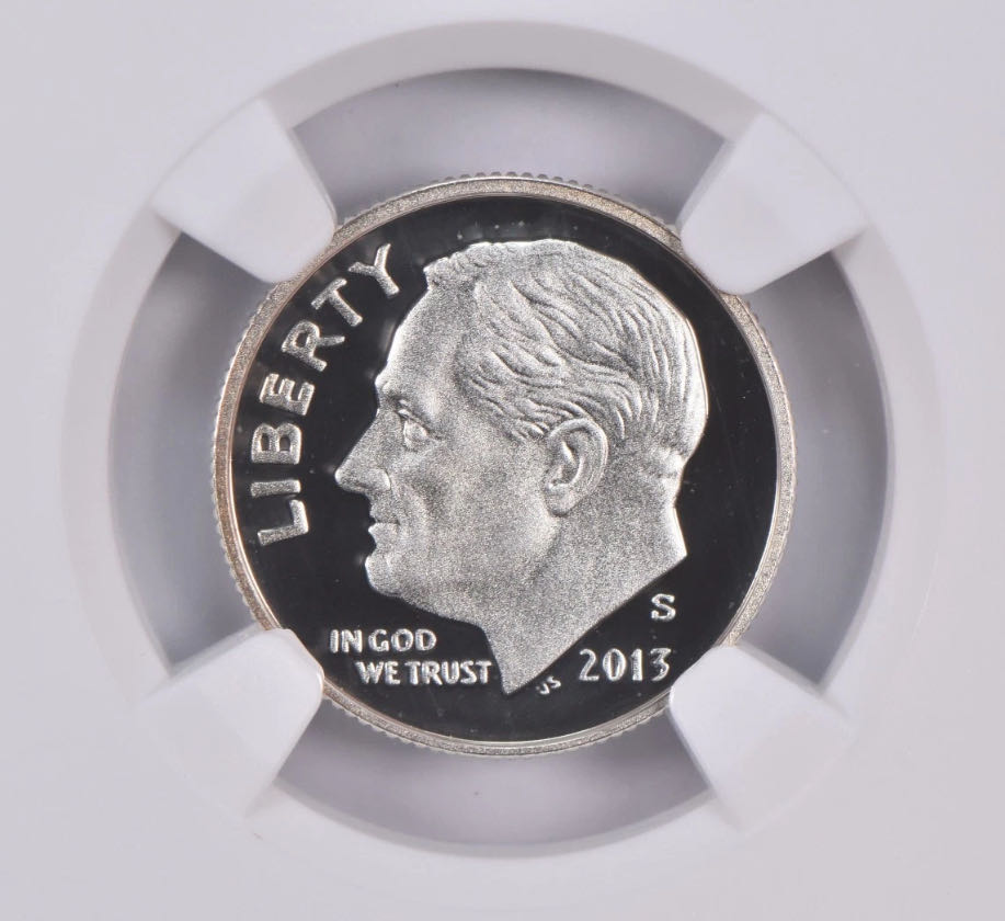 Roosevelt Dime 2013-S Silver  coin collectible - Main Image 4