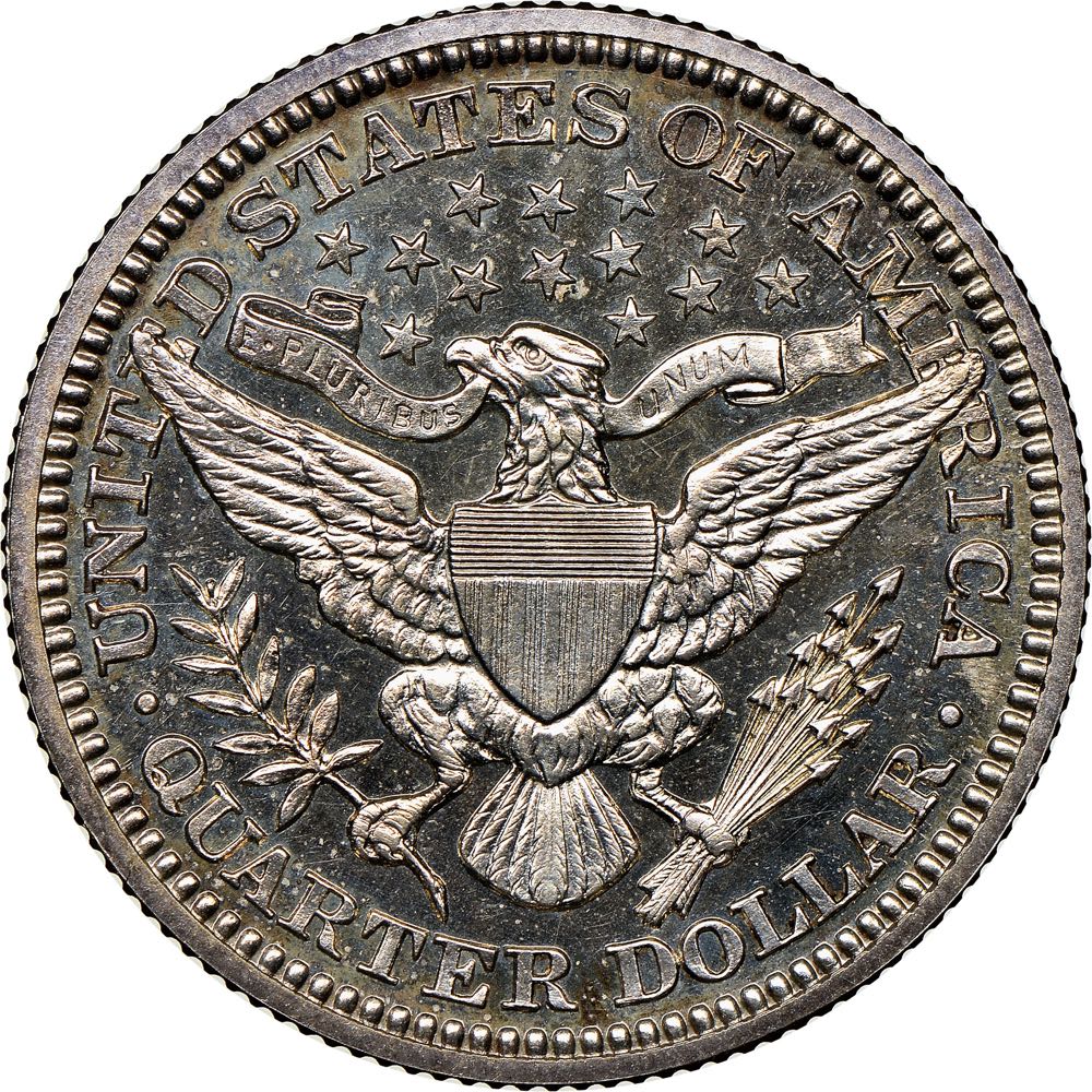 Barber Quarter 1915 Silver  coin collectible - Main Image 2