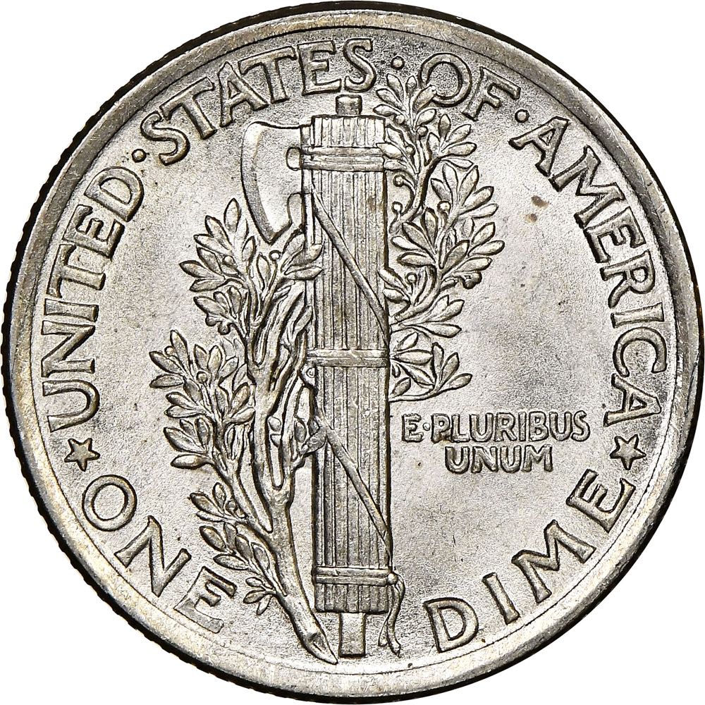 Mercury Dime 1920 Silver  coin collectible - Main Image 2