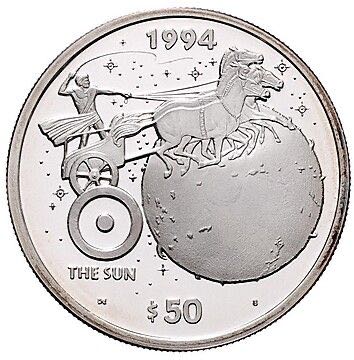 Marshall Islands The Sun Coin  coin collectible - Main Image 2