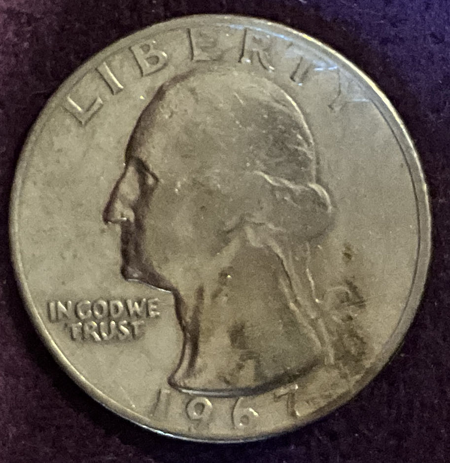 Quarter Washington 1967 46  coin collectible - Main Image 3