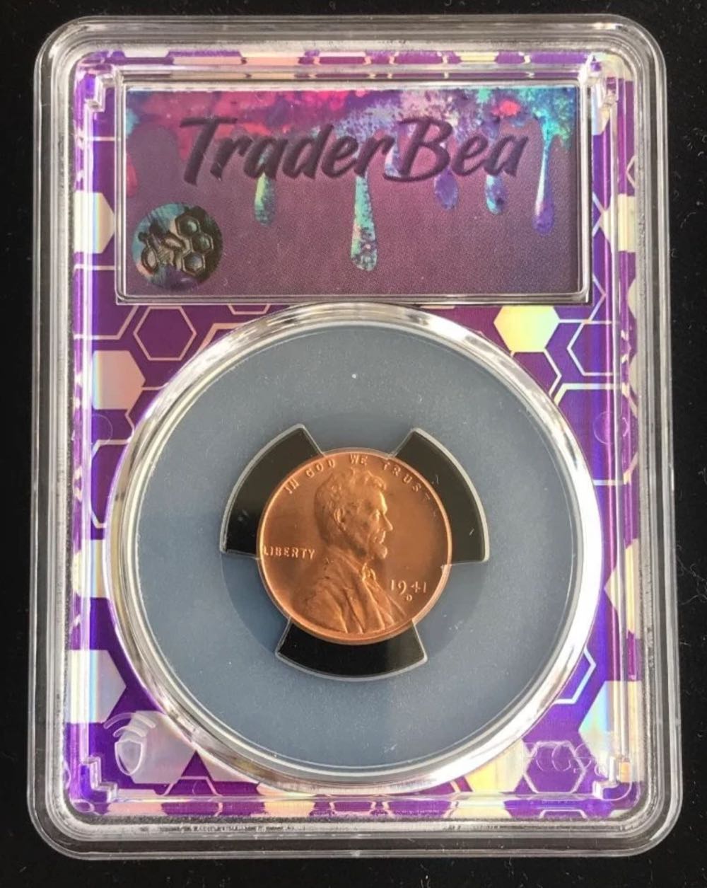 Lincoln Wheat Penny 1941-D  coin collectible - Main Image 2