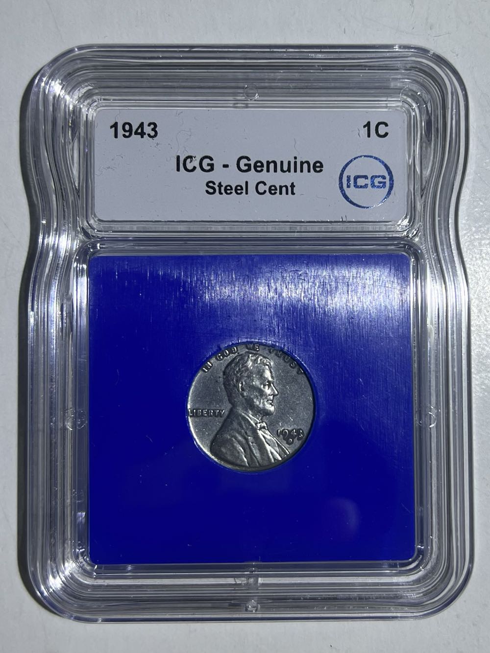 Lincoln Wheat Penny 1943-D Steel  coin collectible - Main Image 2