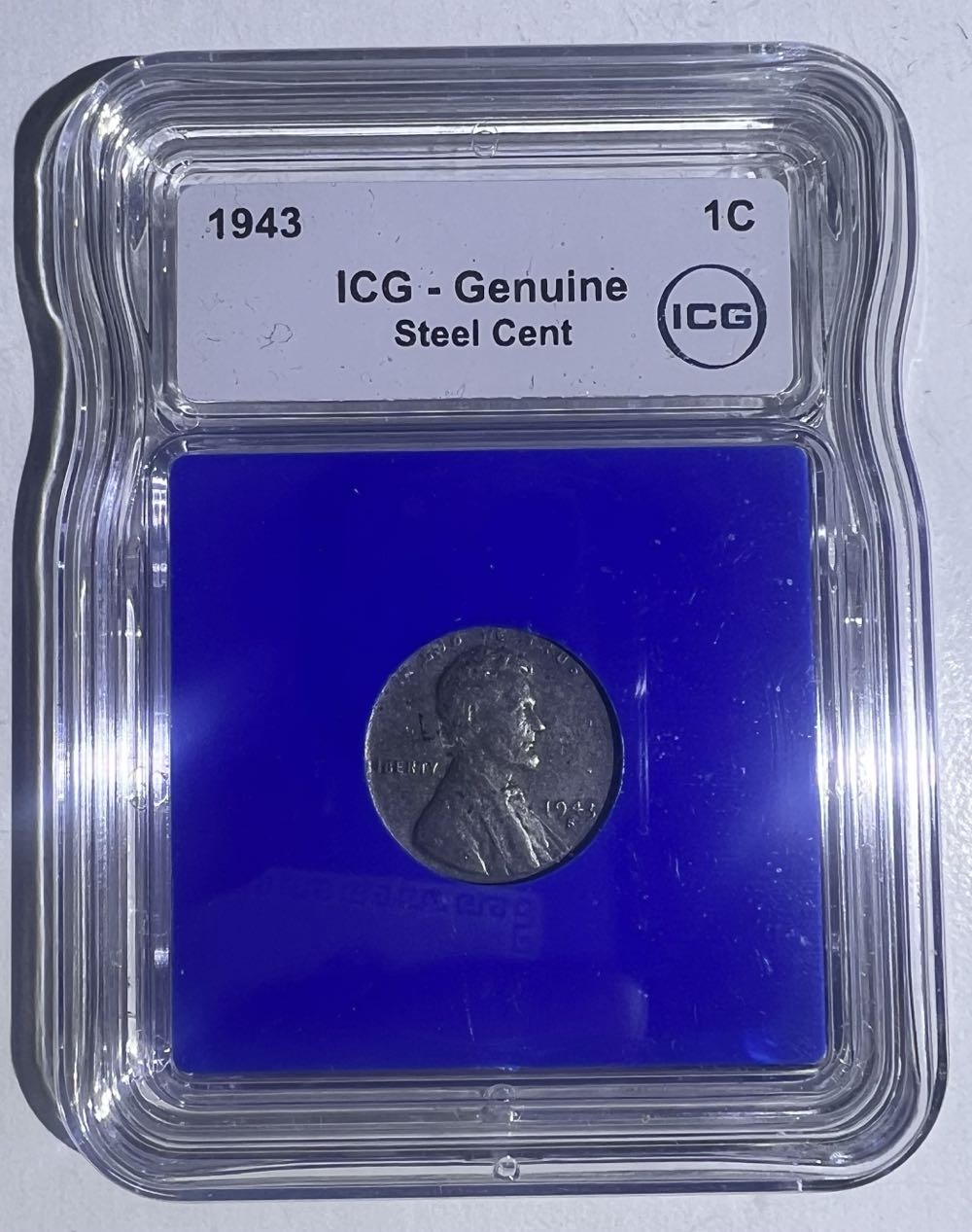 Lincoln Wheat Penny 1943-S Steel  coin collectible - Main Image 2