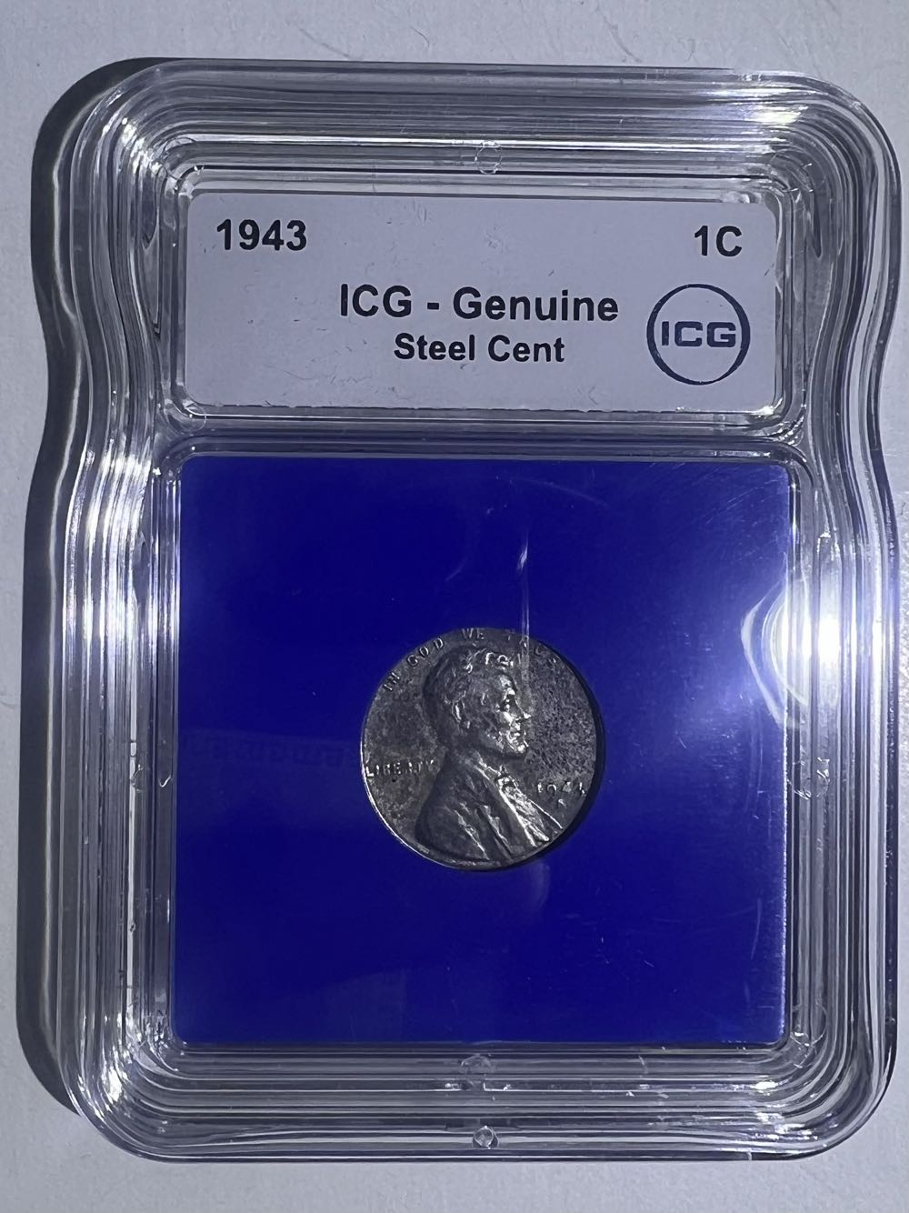 Lincoln Wheat Penny 1943-S Steel  coin collectible - Main Image 2