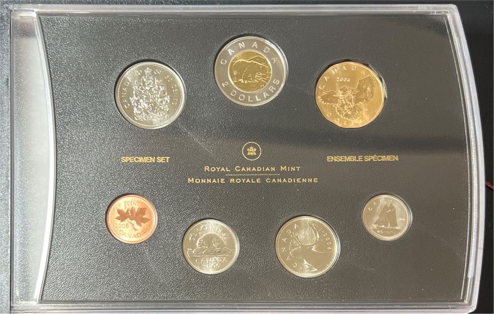 Specimen Set With Special Snowy Owl Dollar Canadian Of Coinage Canada  coin collectible [Barcode 623932601062] - Main Image 2