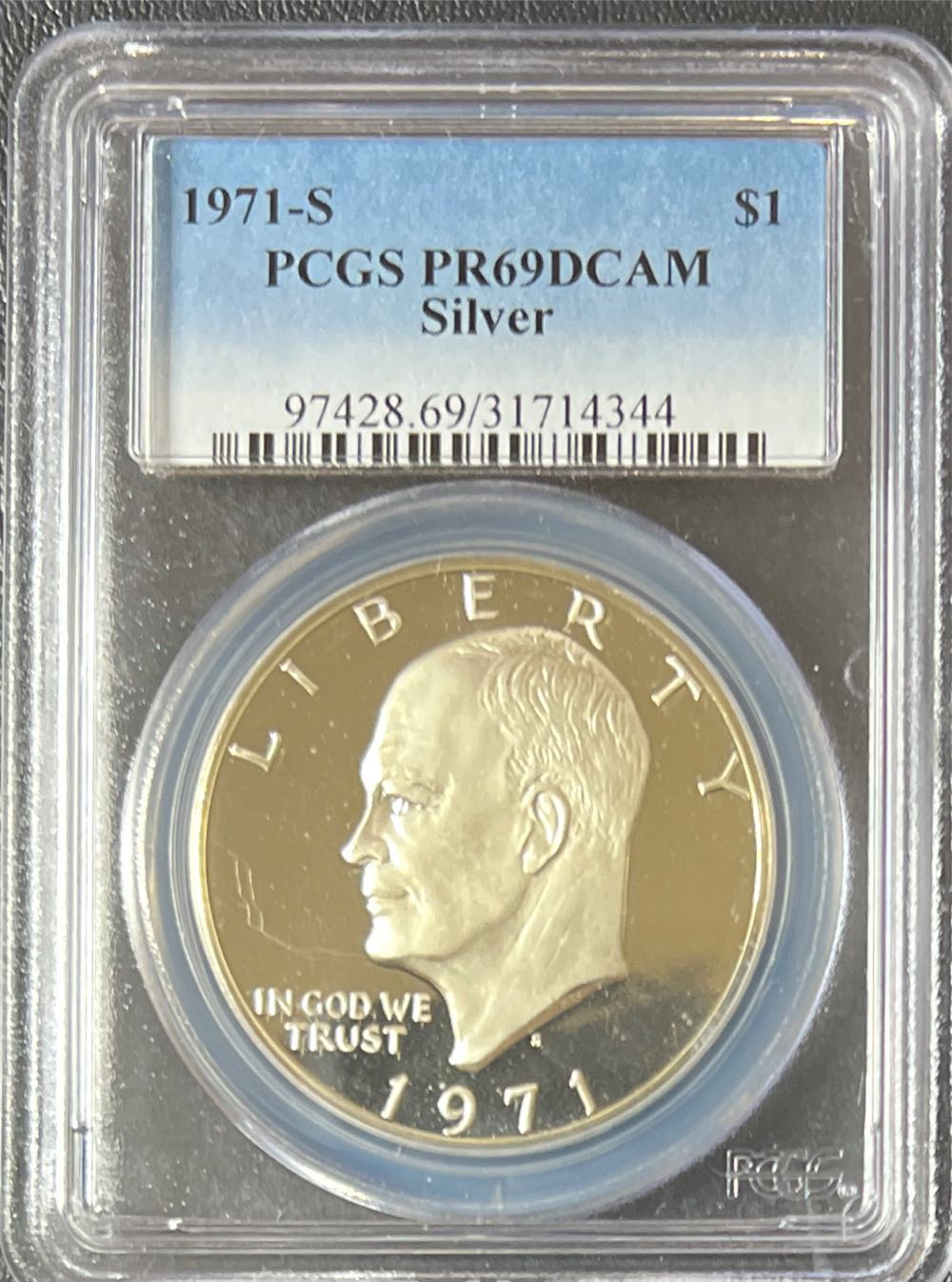 2007 P GEORGE WASHINGTON DOLLAR ANACS MS65