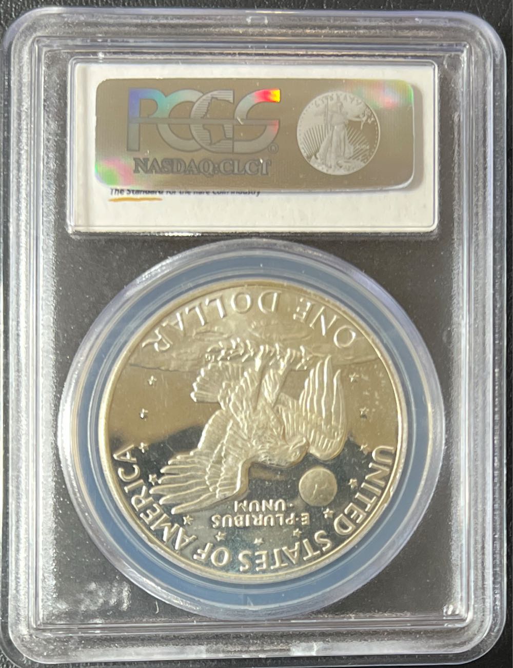 1971 S Eisenhower Dollar PCGS PR69DCAM  coin collectible - Main Image 2