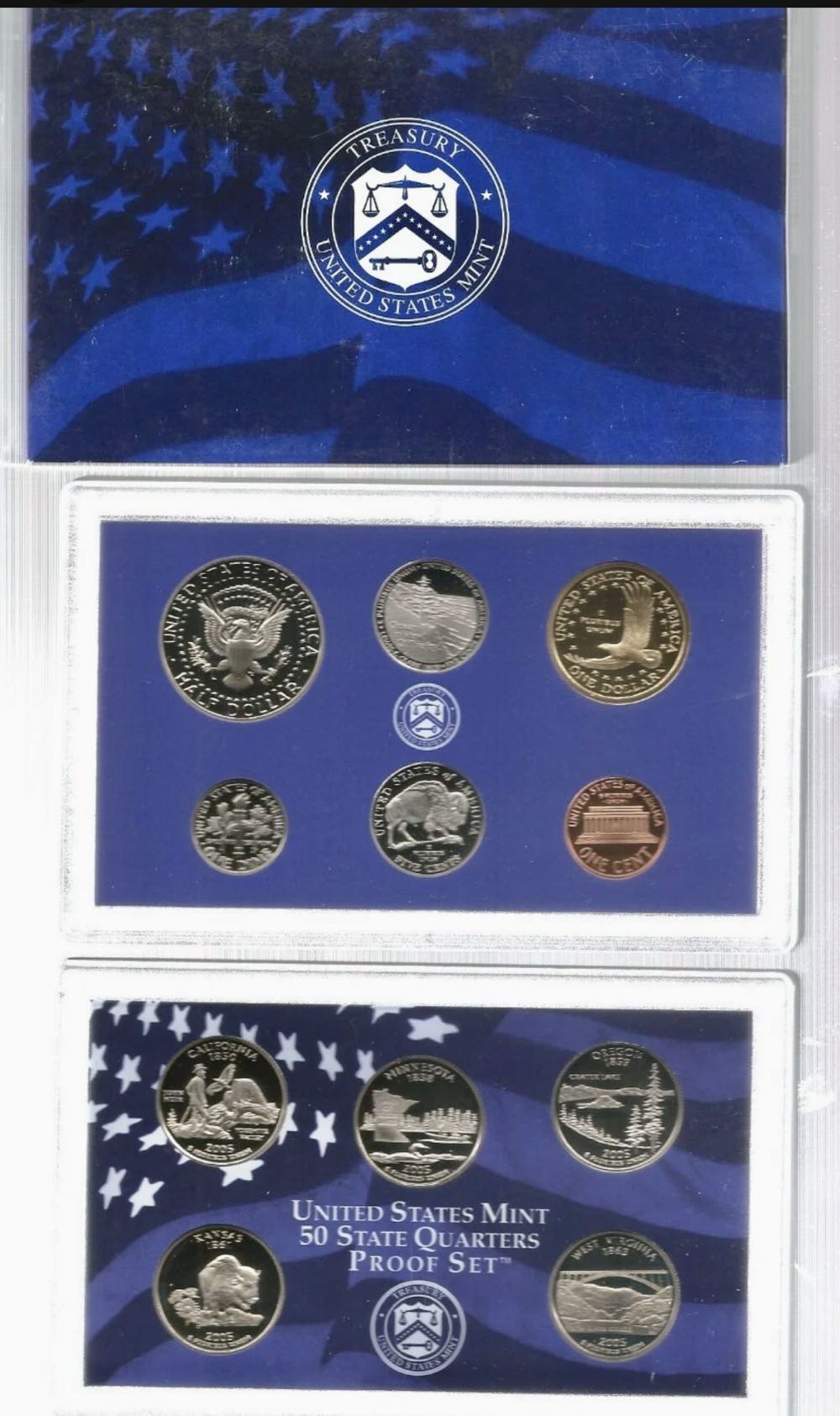 Standard 2005-S US Mint Proof Set (11) coins with OGP & COA  coin collectible - Main Image 2