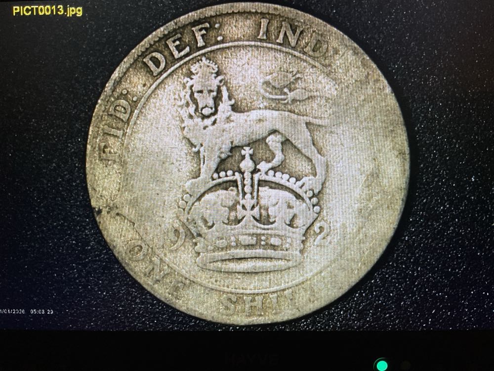 One Shilling - 1921  coin collectible - Main Image 2