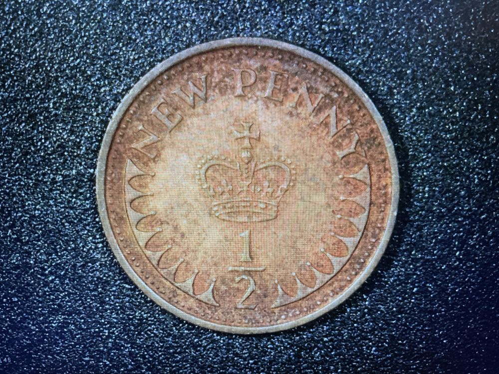 United Kingdom New Penny - 1971  coin collectible - Main Image 2