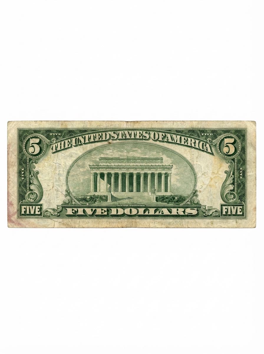 Series of 1934 D $5 Silver Certificate (Blue Seal)  coin collectible - Main Image 2