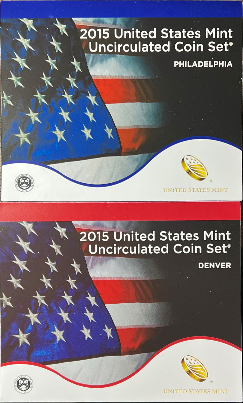 2015 P & D United States Mint Uncirculated Set Box 28  coin collectible [Barcode 704785691230] - Main Image 2