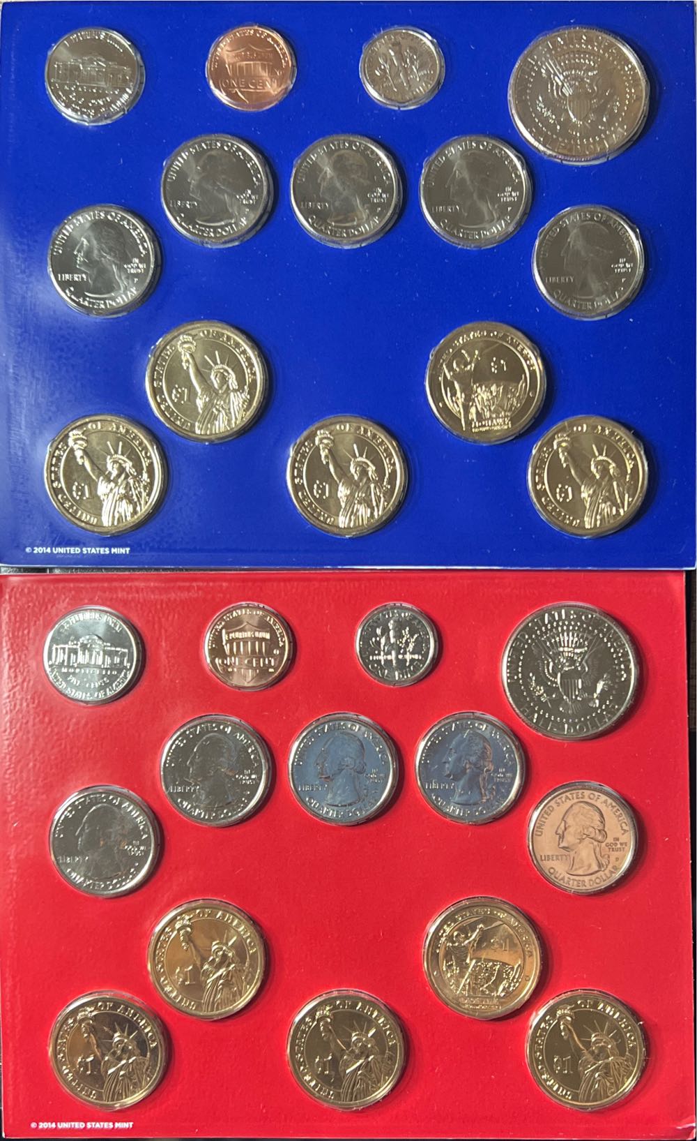 2015 P & D United States Mint Uncirculated Set Box 28  coin collectible [Barcode 704785691230] - Main Image 3