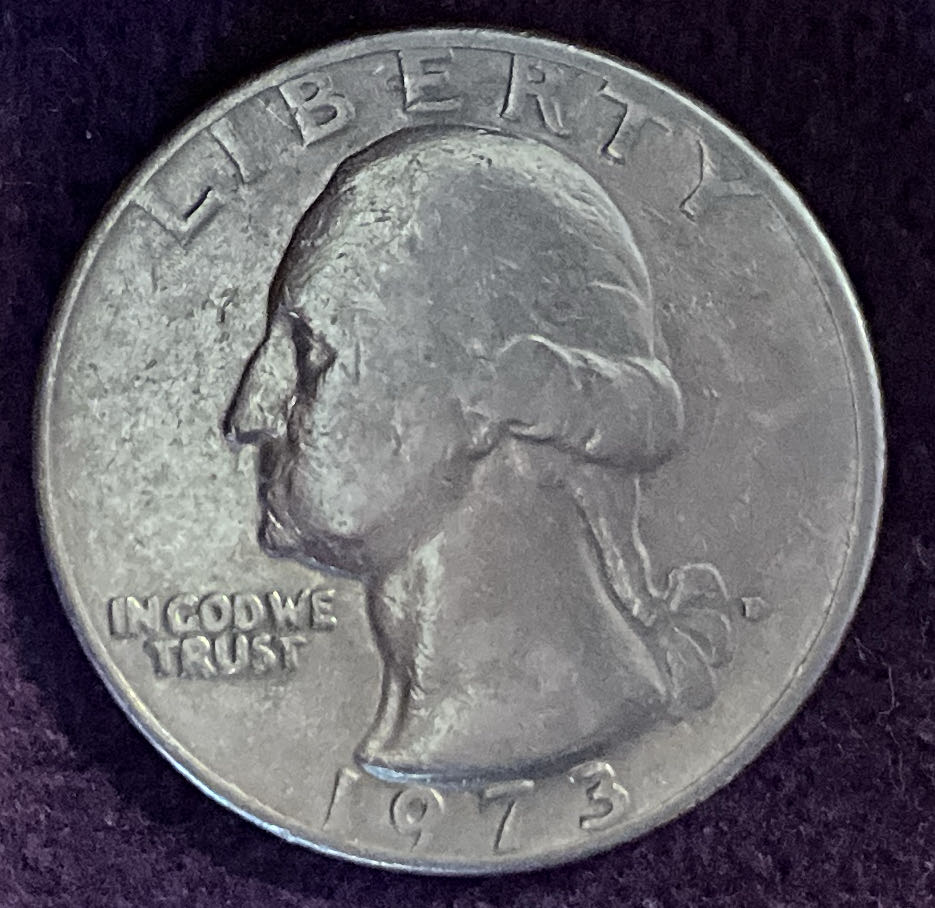 Quarter Washington 1973 D 11  coin collectible - Main Image 3