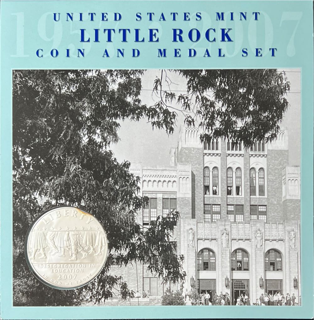 2007 United States Mint Little Rock Coin And Medal Set  coin collectible - Main Image 2