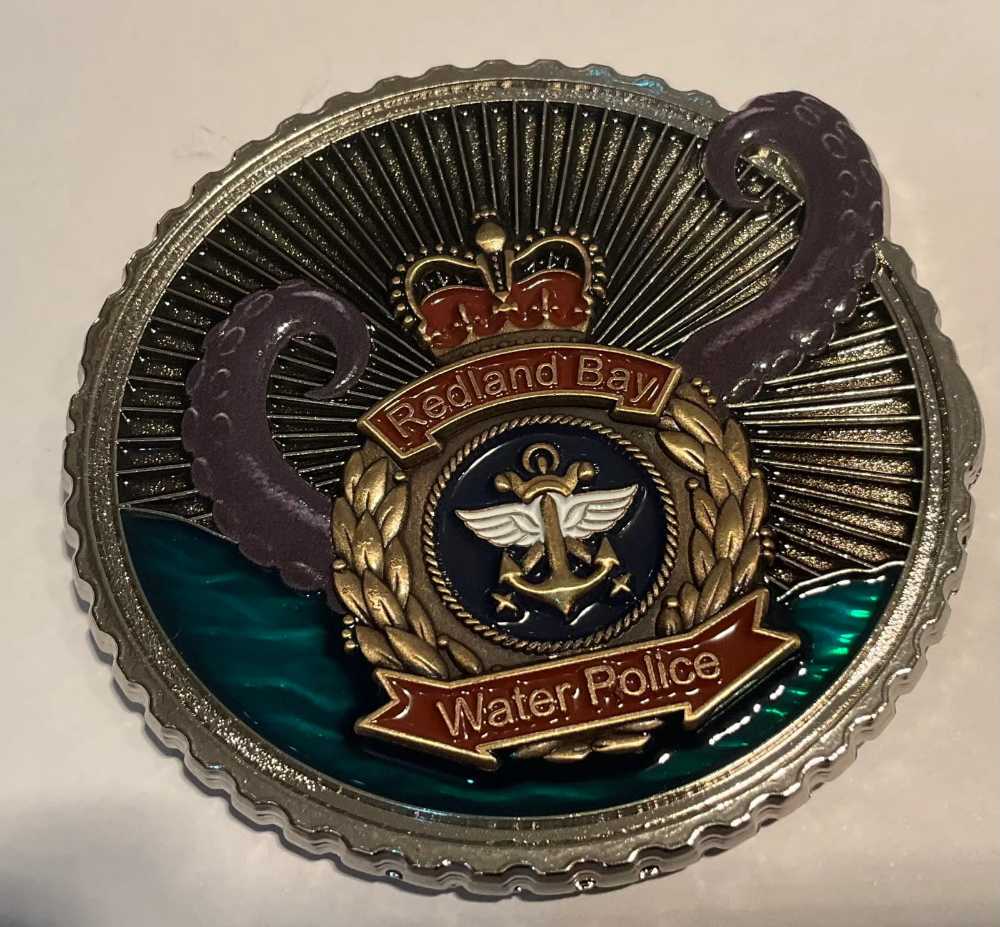 216 + 7 2026 Redland Bay Water Police Black  coin collectible - Main Image 2