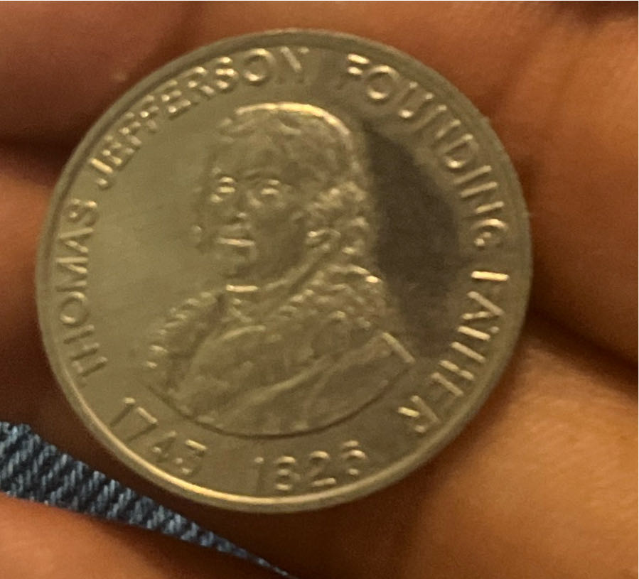 1968 Mardi Gras Mecca Dimar World of Fantasy Token