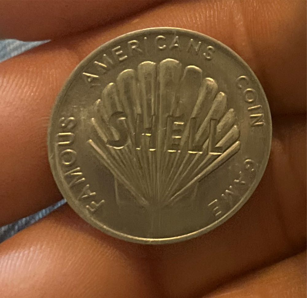 Shell’s Famous Americans Booker T. Washington Coin  coin collectible - Main Image 2