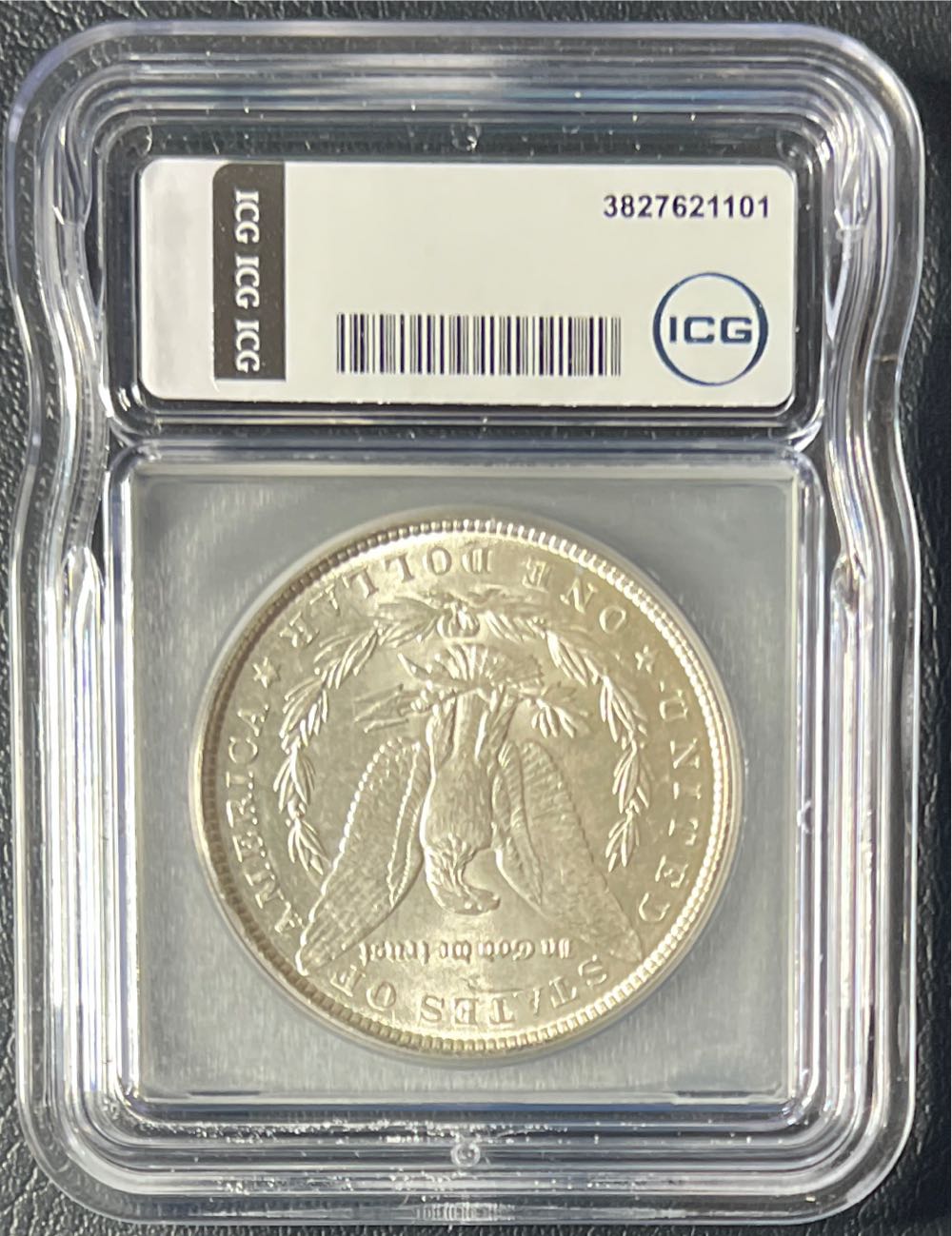 1887 Morgan Silver Dollar ICG MS62  coin collectible - Main Image 2
