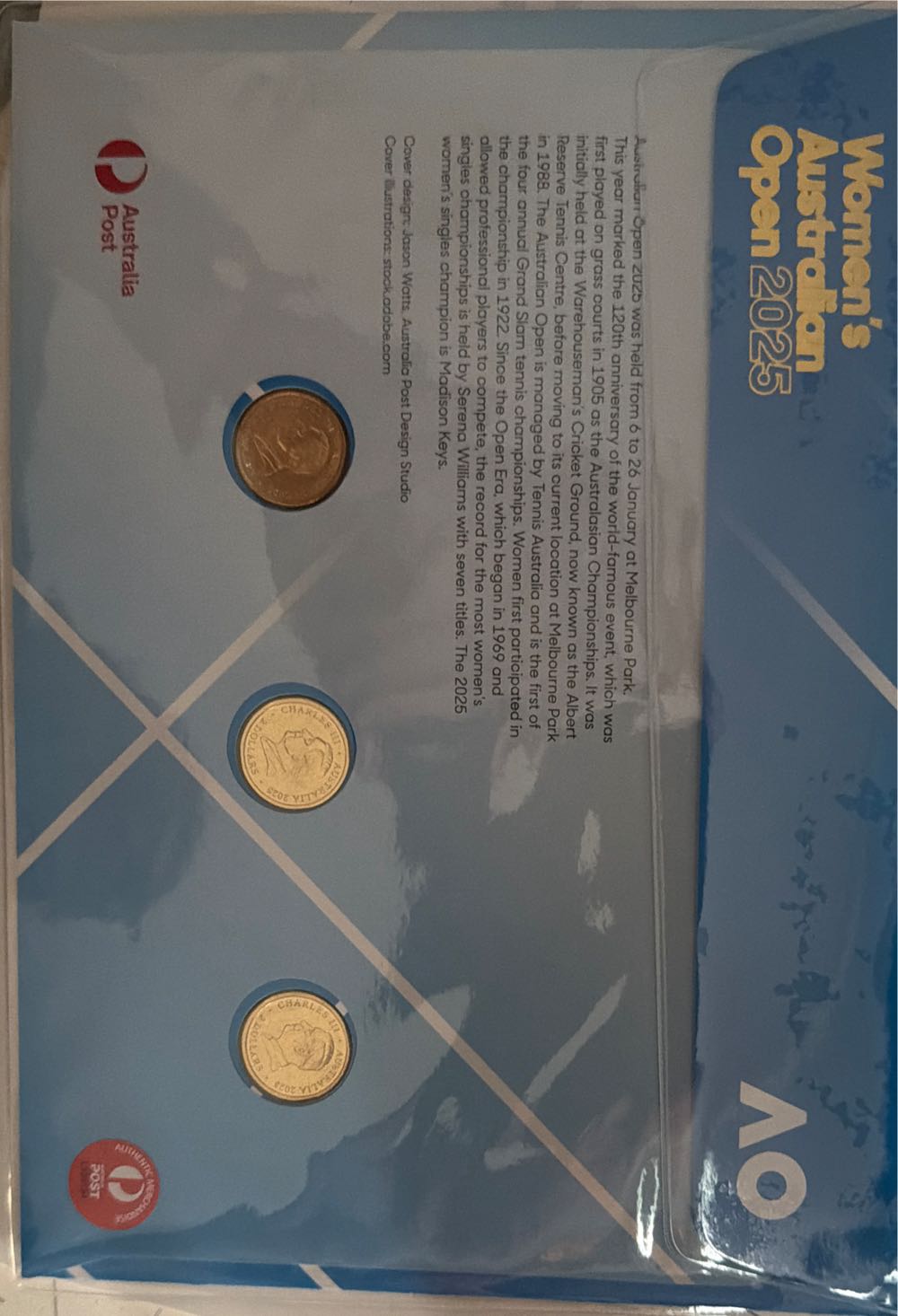 Womens Australian Open 2025  coin collectible - Main Image 2