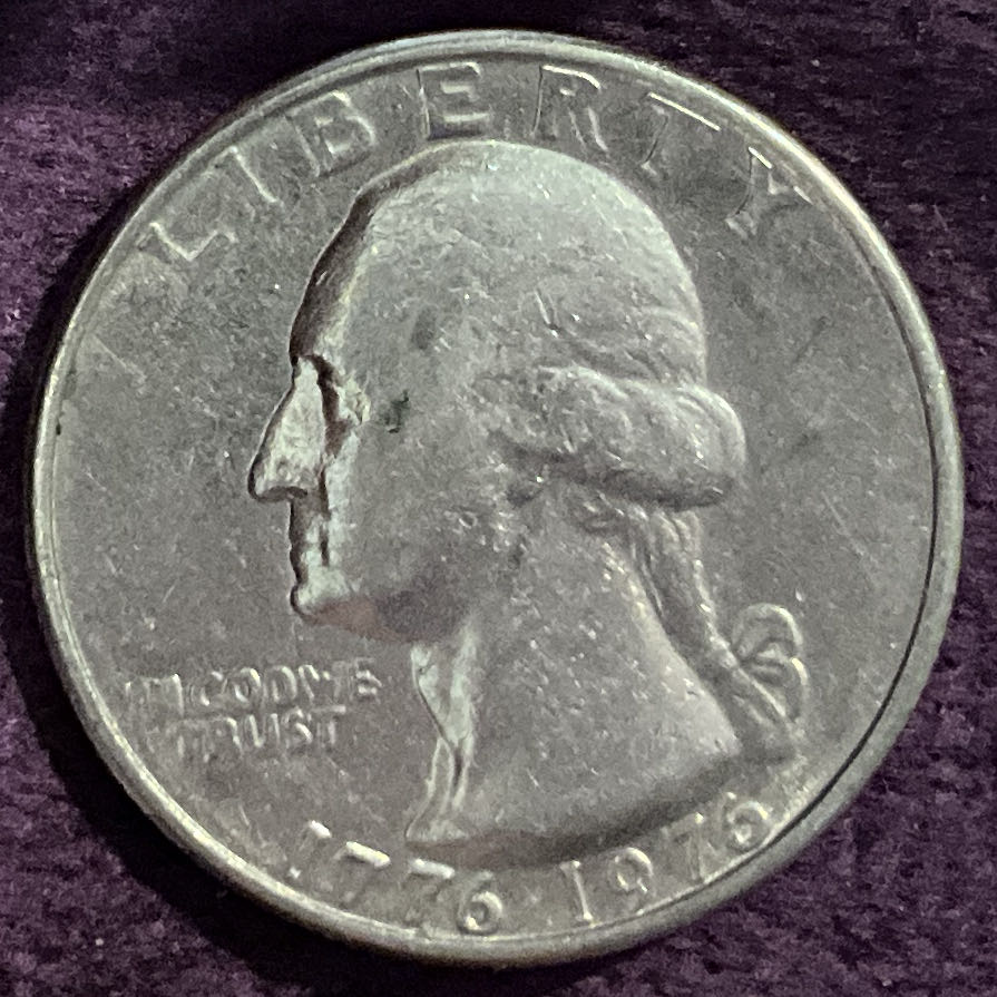 Quarter Washington 1976 10  coin collectible - Main Image 3